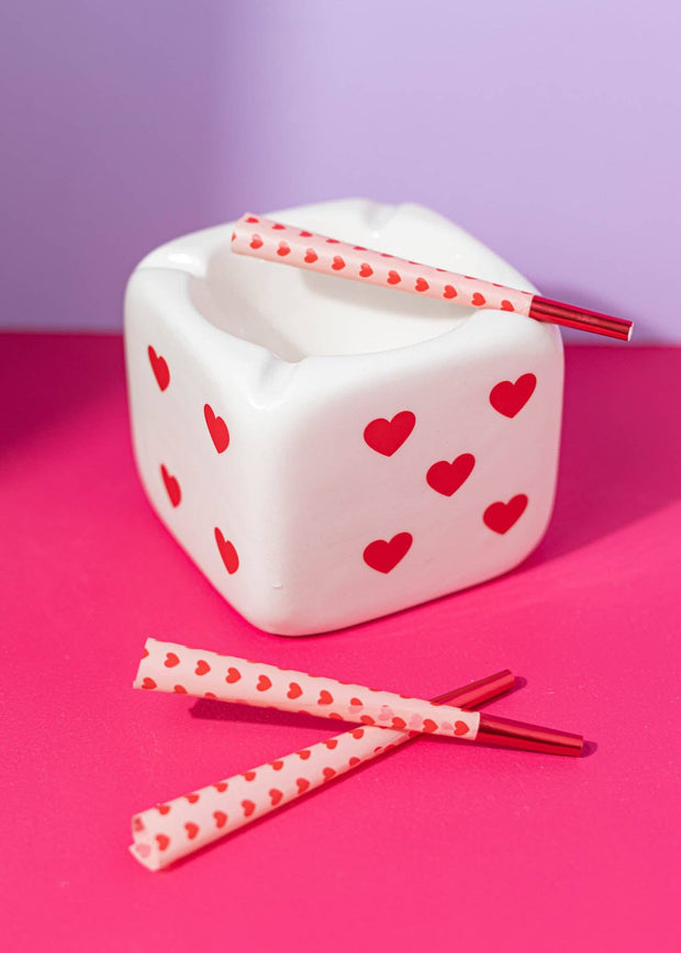 LUCKY HEART DICE ASHTRAY